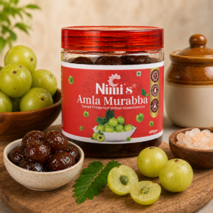 Nimi’s Amla Murabba – Sweet Preserved Indian Gooseberry (Traditional Recipe) 450gm
