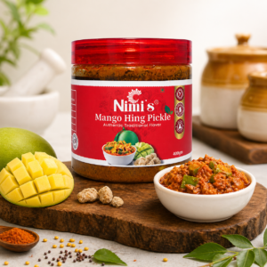 Nimi’s Mango Hing Pickle – Traditional Homemade Aam Hing Achaar