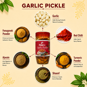 Nimi’s Garlic Chutney – Traditional Spicy Lahsun Chutney  (200g)