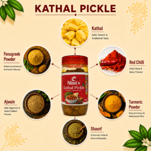 Nimi’s Kathal Pickle Bottle – Traditional Jackfruit Achaar (200g)